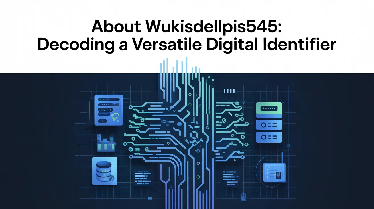About Wukisdellpis545: Decoding a Versatile Digital Identifier